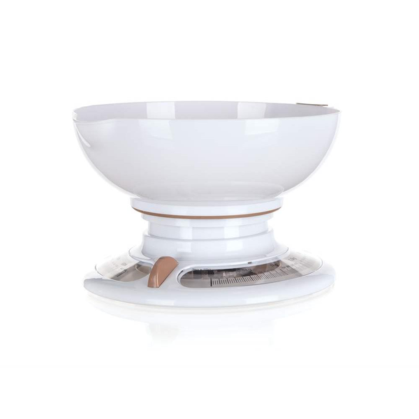 Mechanická váha Banquet biela