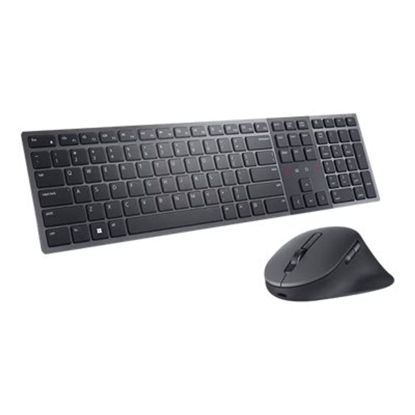DELL KM900 klávesnice Obsahuje myš RF bezdrátové + Bluetooth QWERTY US Mezinárodní Grafit