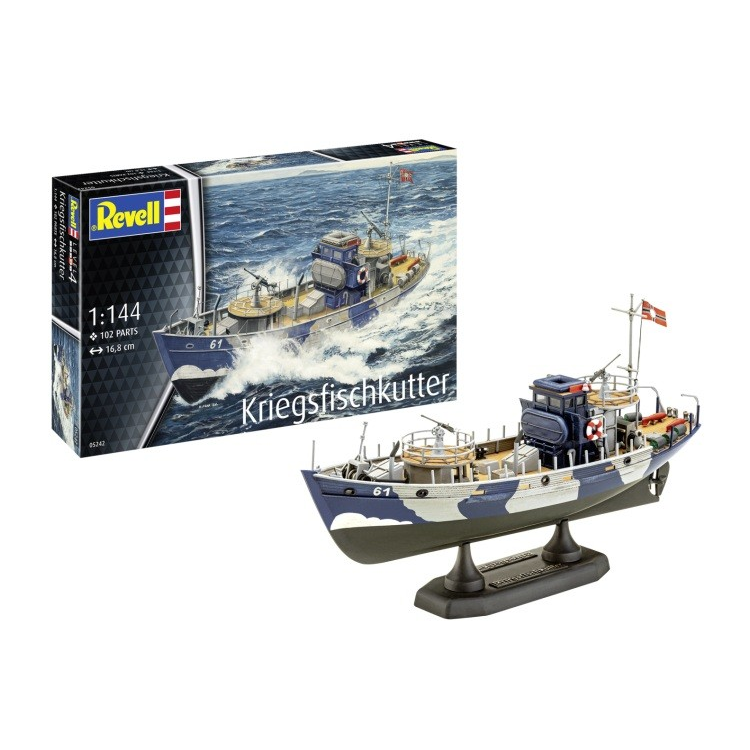 Revell 05242 KFK Krieg Halászhajó műanyag makett 1:144 (05242)