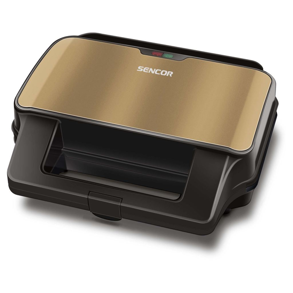 Уред за сандвичи, Sencor, 4 в 1, 900 W, бежов