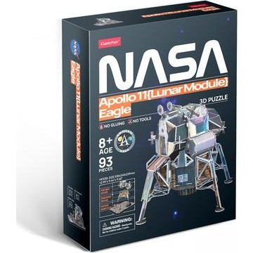 CUBICFUN 3D puzzle játék 93 darabos Apollo 11 Lunar Module (306-DS1058H)