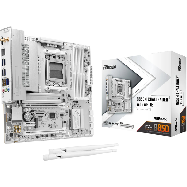 ASRock B850M Challenger WiFi White alaplap