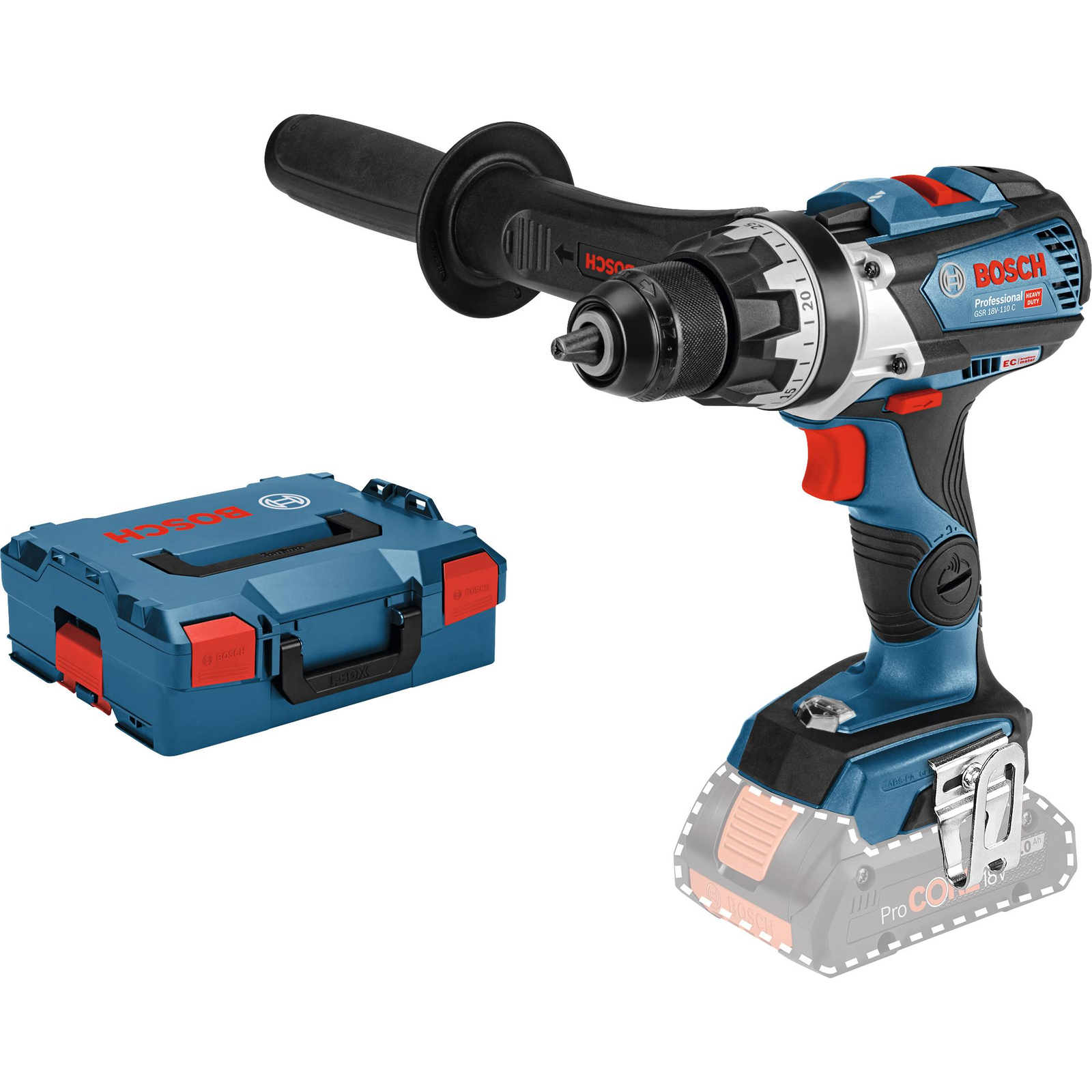 Bosch GSR 18V-110 C Professional 2100 RPM (06019G0109)