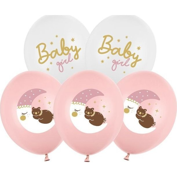 Balony 30cm Baby girl mix A6 46757