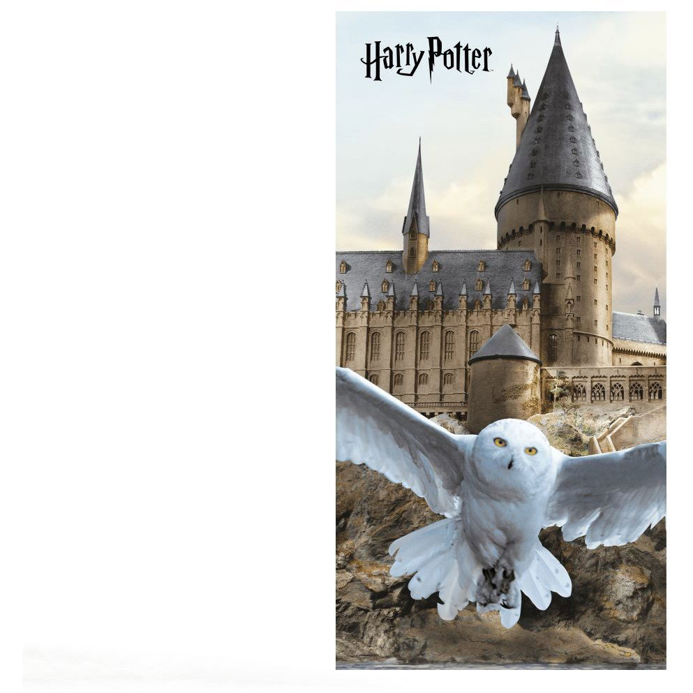 Jerry Fabrics törölköző, Harry Potter Hedwig, 02 70 × 140 cm (8592753040959)