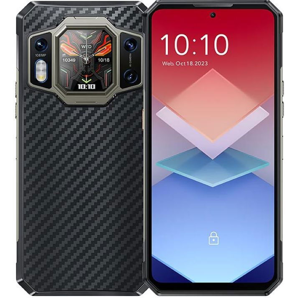 Мобилен телефон Oukitel WP30 Pro, Черен, 5G, Дисплей 6.78 инча 2.4K, RAM памет: 12GB + 12 GB разширяема, ROM: 512GB, NFC, Dual SIM, батерия 11000 mAh, основна камера 108 MP, Android 13