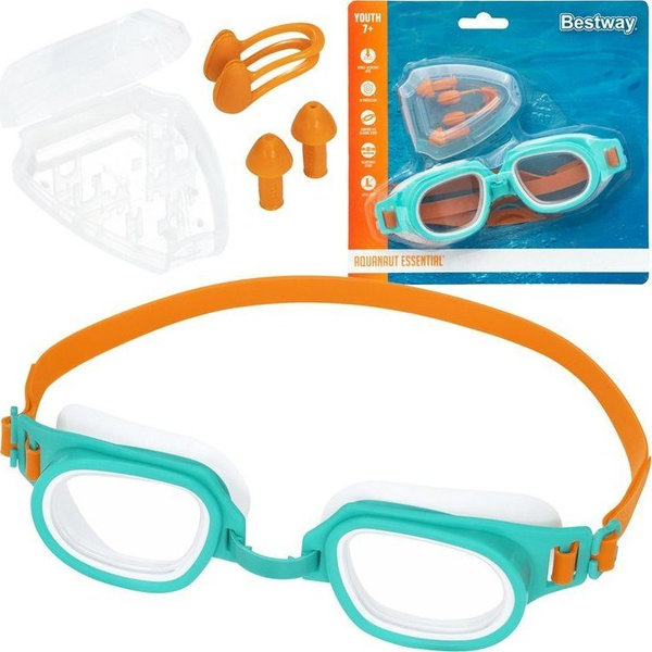 Bestway 26034 / 23 kit da nuoto Arancione, Trasparente, Turchese, Bianco Bambino