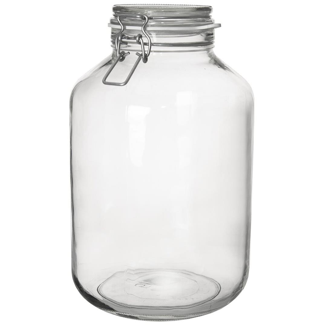 Orion Gothika Üveg tárolóedény, csatos, 5 l (129740)