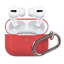 Phoner Simple Apple Airpods Pro szilikon tok akasztóval piros (PN-CP-P1-3-RD)