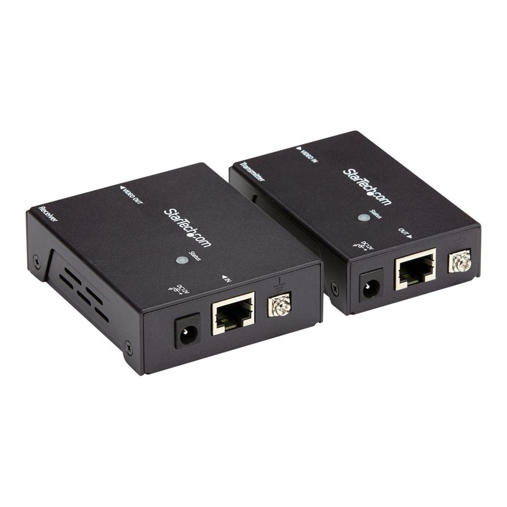 StarTech.com HDMI over CAT5/CAT6 Ethernet Extender with HDBaseT - 4K@115ft, 1080p@230ft - HDMI Video Transmitter and Receiver Kit w/ POC (ST121HDBTE) - video/audio extender (ST121HDBTE)