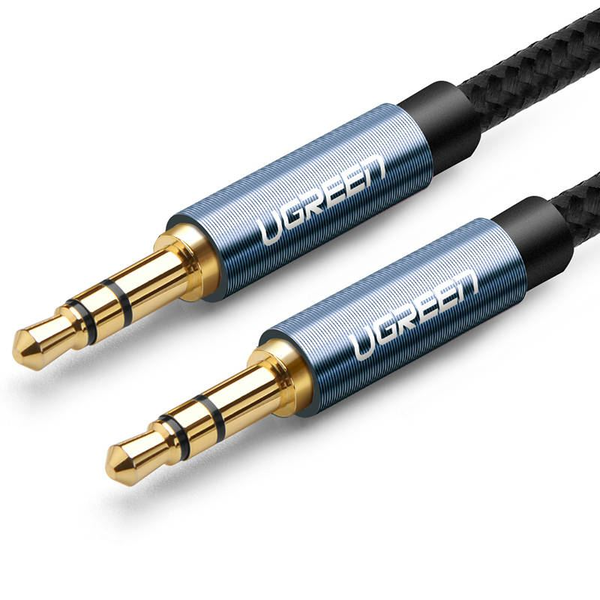 Ugreen 10685 audio kabel 1 m 3.5mm Blauw