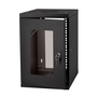 Стенен шкаф, Stalflex, метал, 9U 10", 300 мм, RC10-9U-300GB, черен