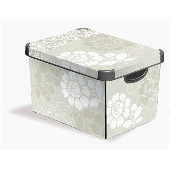Curver Deco tárolódoboz 22l, romantikus (188163) (Cu188163)