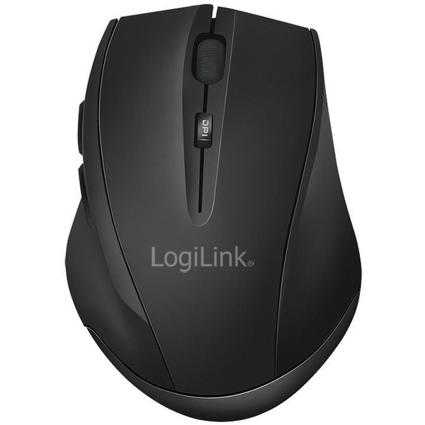 LogiLink ID0032B Wireless egér BT 5.0, ergonomikus, fekete