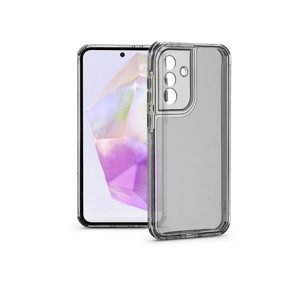 Haffner Matrix Clear kameravédős szilikon tok - Samsung SM-A366 Galaxy A36 5G - átlátszó (HF354960)