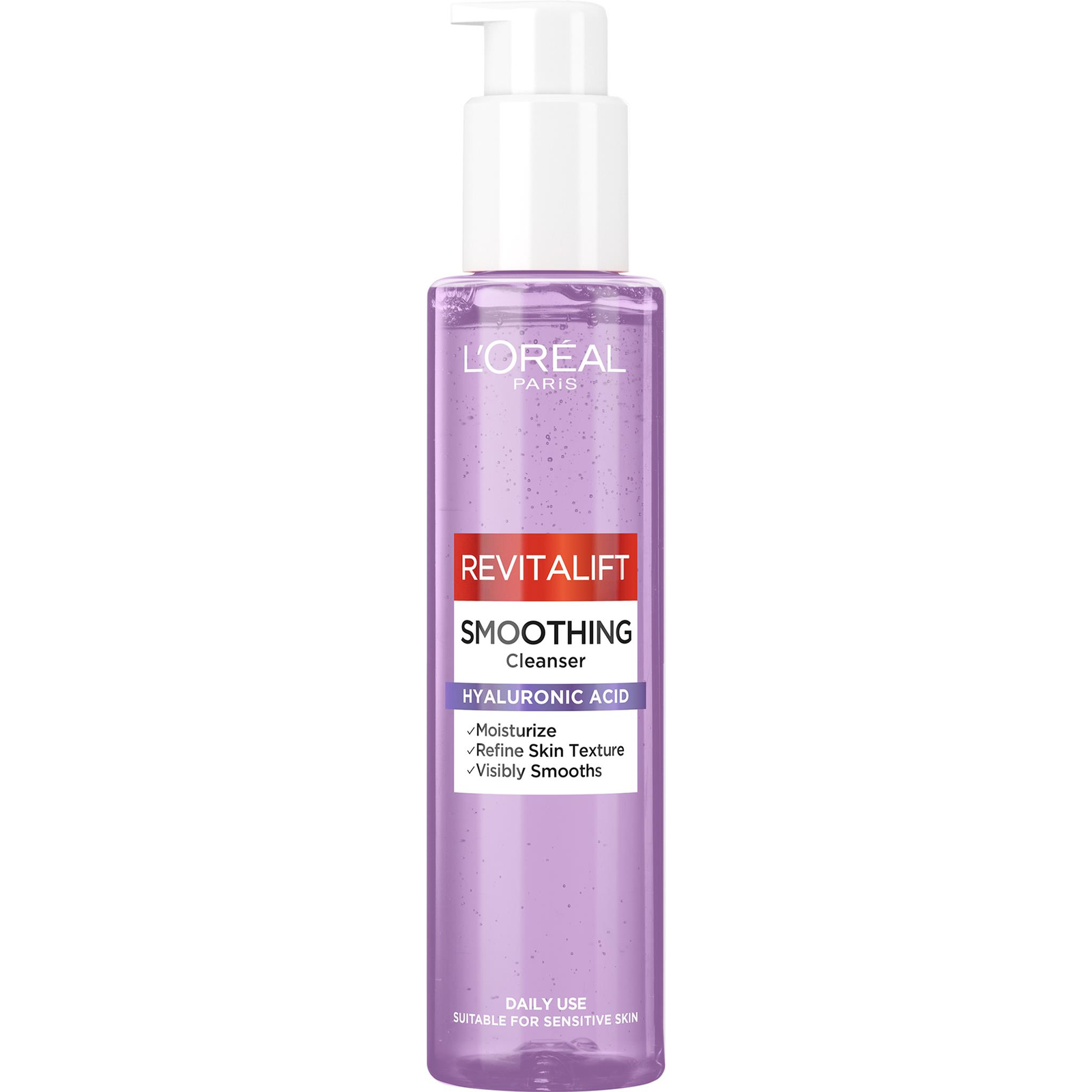 L'ORÉAL PARIS Revitalift Filler bőrfeszesítő tisztító gél hialuronsavval, 150 ml (3600524165307)