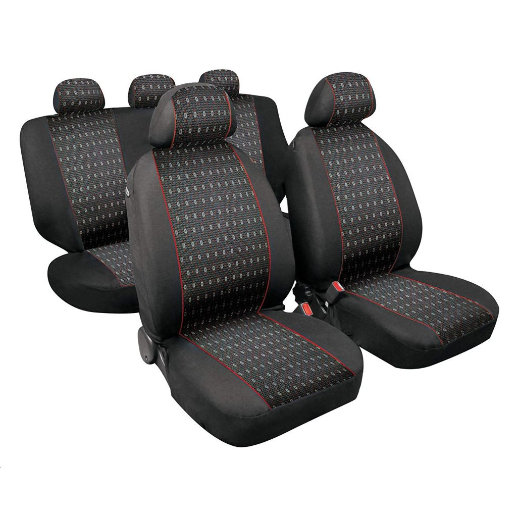 Lampa Square üléshuzat szett fekete-piros (54966) (Lampa 54966)