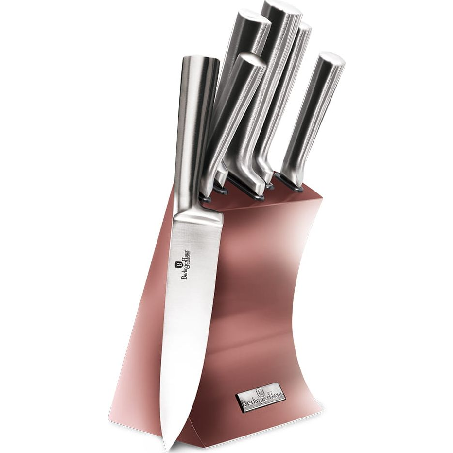 BerlingerHaus BH/2447 I-Rose Collection Késkészlet - Rozsdamentes Acél, Metál Pink (BH-2447)