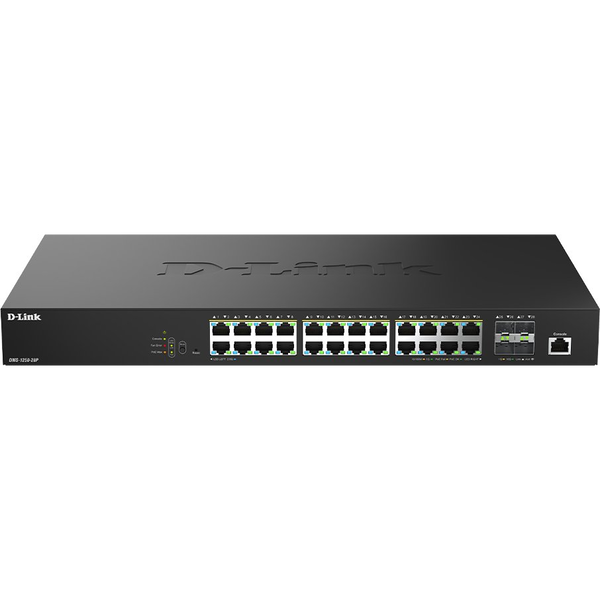 D-Link DMS-1250-28P/E netwerk-switch Managed L2 2.5G Ethernet (100/1000/2500) Power over Ethernet (PoE) Zwart