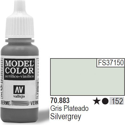 Vallejo Model Color Silvergrey Akrilfesték 70883 (70883)