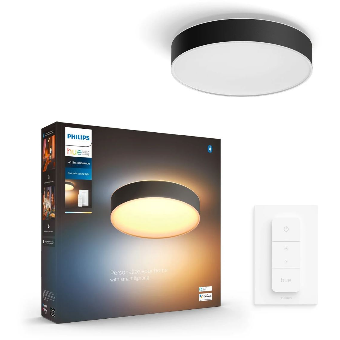Philips Hue Enrave M mennyezeti lámpa fekete (915005996701) (915005996701)