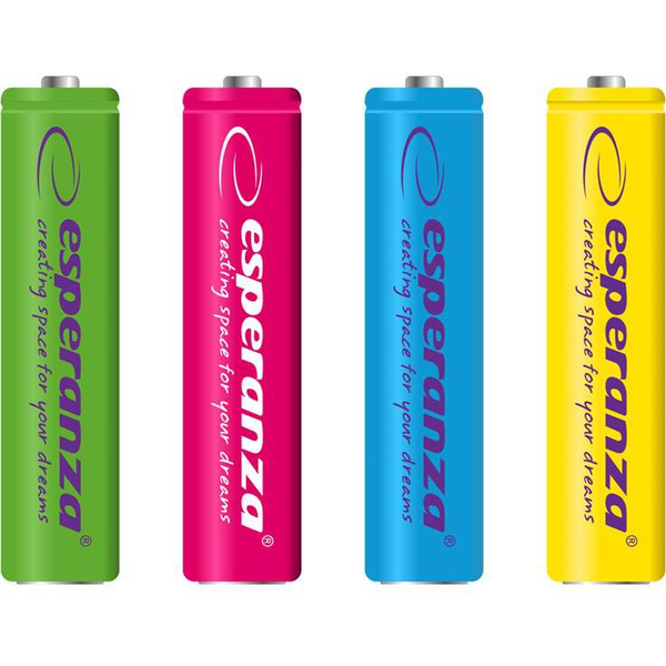 Nikel-metal-hydridový akumulátor (NiMH) Esperanza AAA (R3) 1000 mAh 4