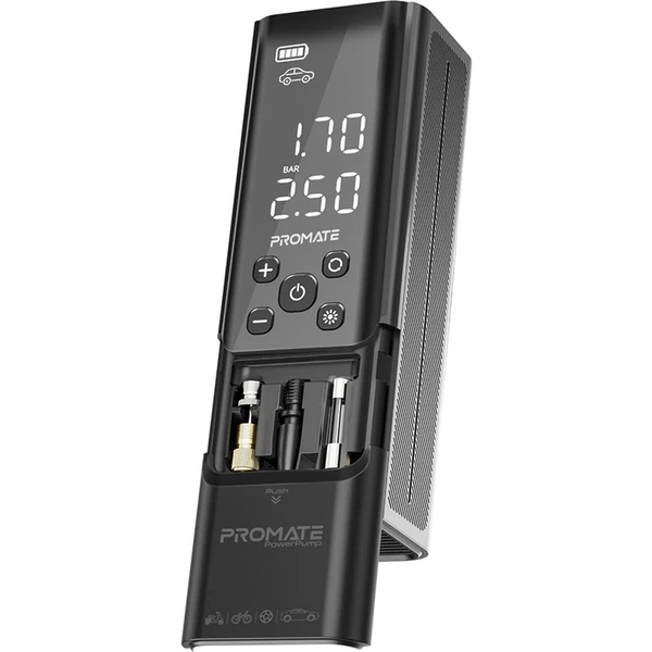 Promate PowerPump Portable Electric Air Compressor 7500mAh / 150PSI