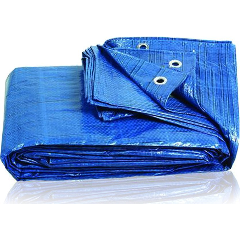 GEKO Vízhatlan takaróponyva, PP/PE, 75 g/m2, kék, 12×18 m (G01973)
