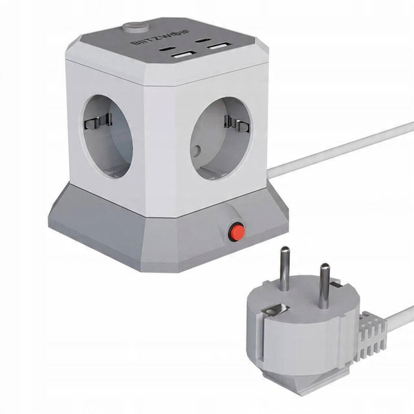 Power Outlet Extender BlitzWolf BW-EC1 4xAC 2xUSB-A 2xUSB-C