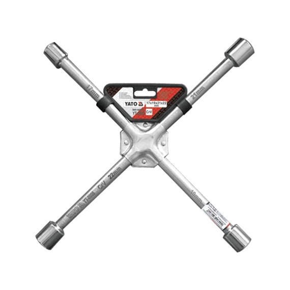 YATO Keresztkulcs 17x19x21x22mm CrV (YT-0800)