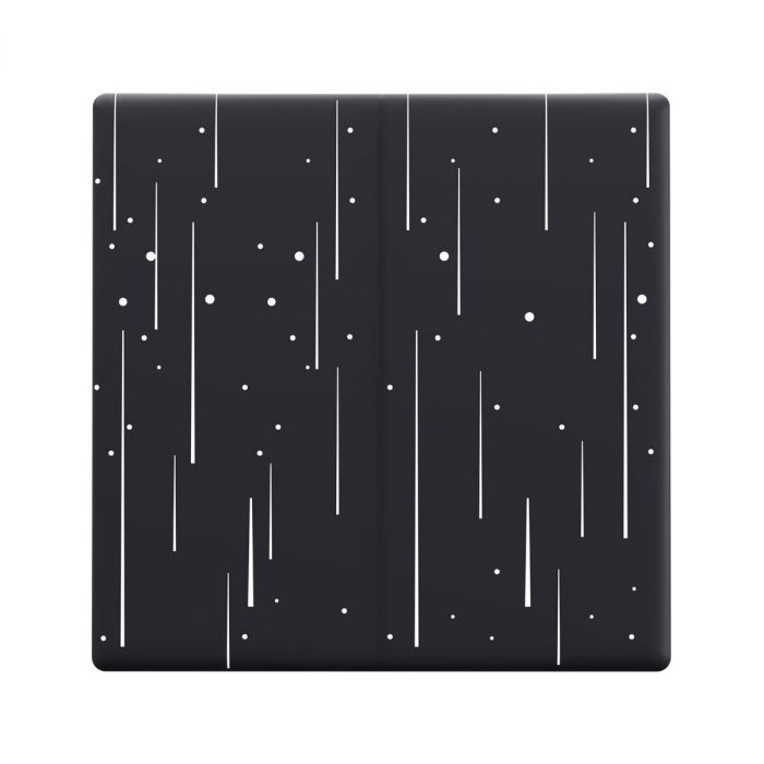 Sonoff TX Ultimate T5 2C előlap 2 gombos villanykapcsolóhoz égbolt-csillag mintás (SON-ALK-T52-STAR) (SON-ALK-T52-STAR)