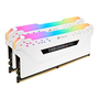 Памет Corsair Vengeance XMP 2.0 White Heatspreader, 32GB (2x16GB), DDR4, 2666MHz, , CL 16, RGB