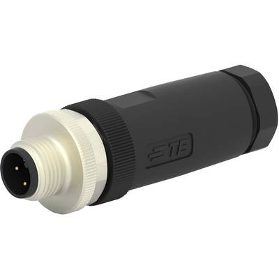 Érzékelő dugó, egyenes, konfekcionálatlan M12, 4 pólus, TE Connectivity T4111002041-000 (T4111002041-000)