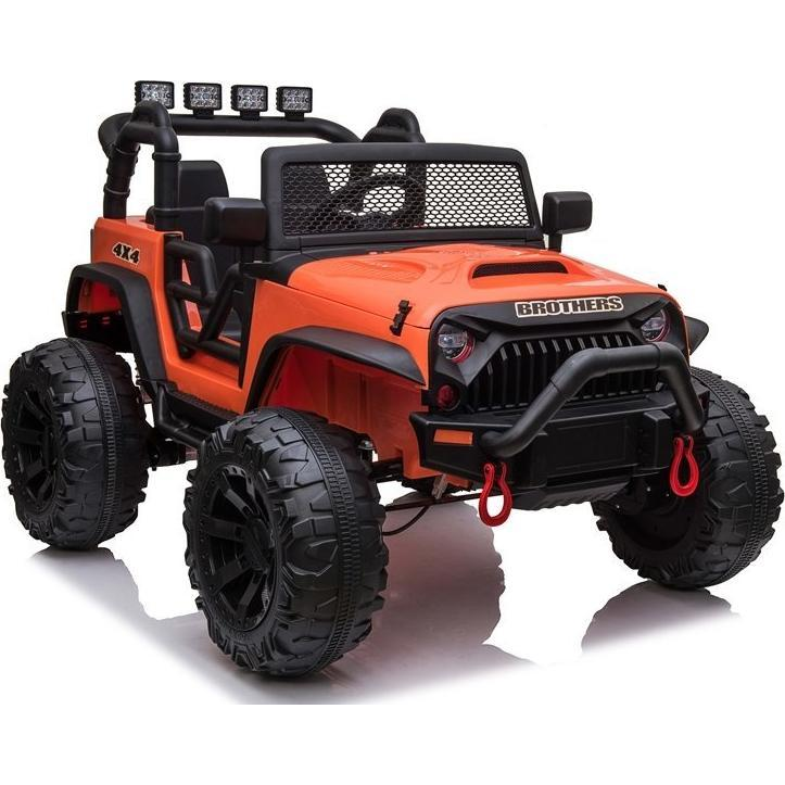 Brothers JEEP JC666 24V Elektromos Kisautó 2x200W Motoral Szülői Táviányíóval Narancs 6514 (6514-uniw)