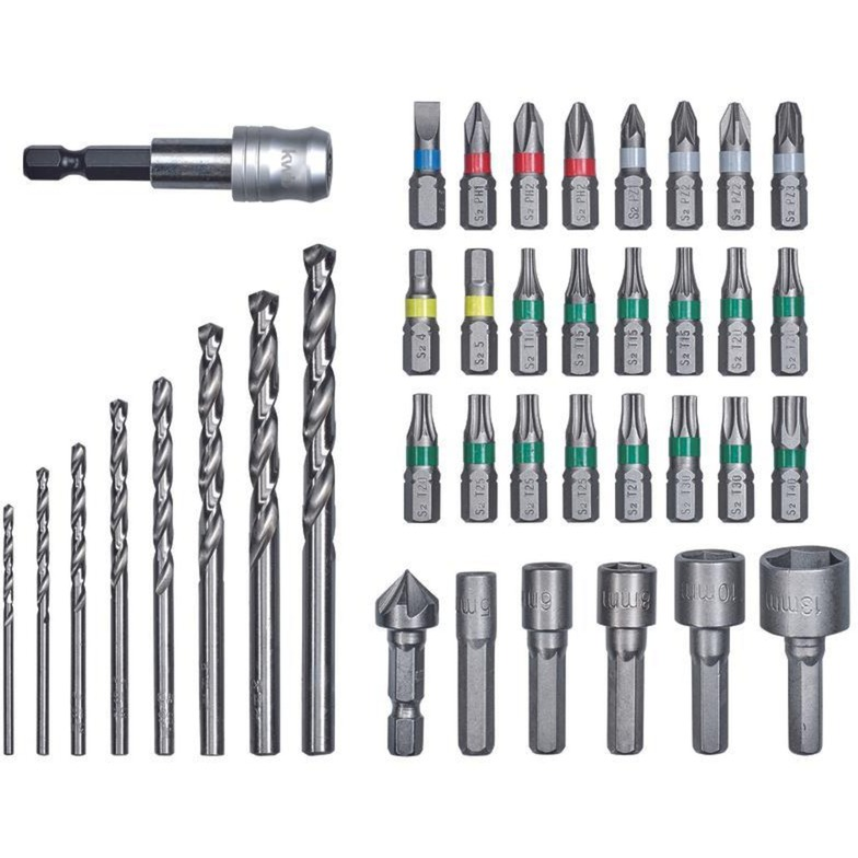 Einhell 49108911 Fúrószár és Csavarbehajtó bitfej készlet (39 db / csomag) (49108911)