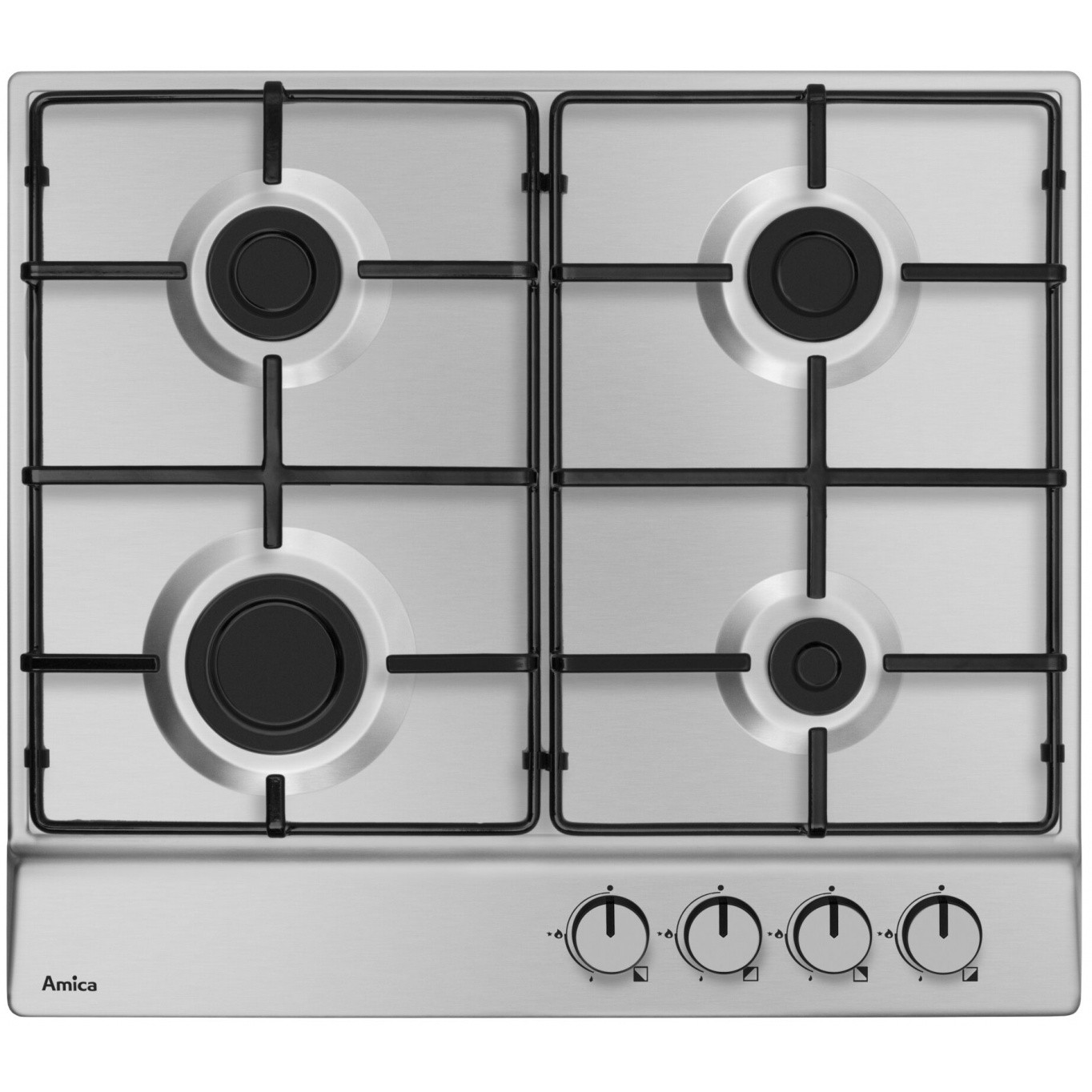 Amica PGA6100BPR Beépíthető Gázfőzőlap 59cm Inox (21128)