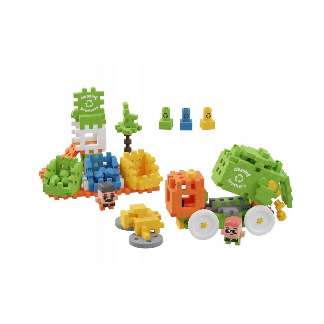 Marionex Waffle Mini Szemeteskocsi 148 darabos építő játék készlet (903131)