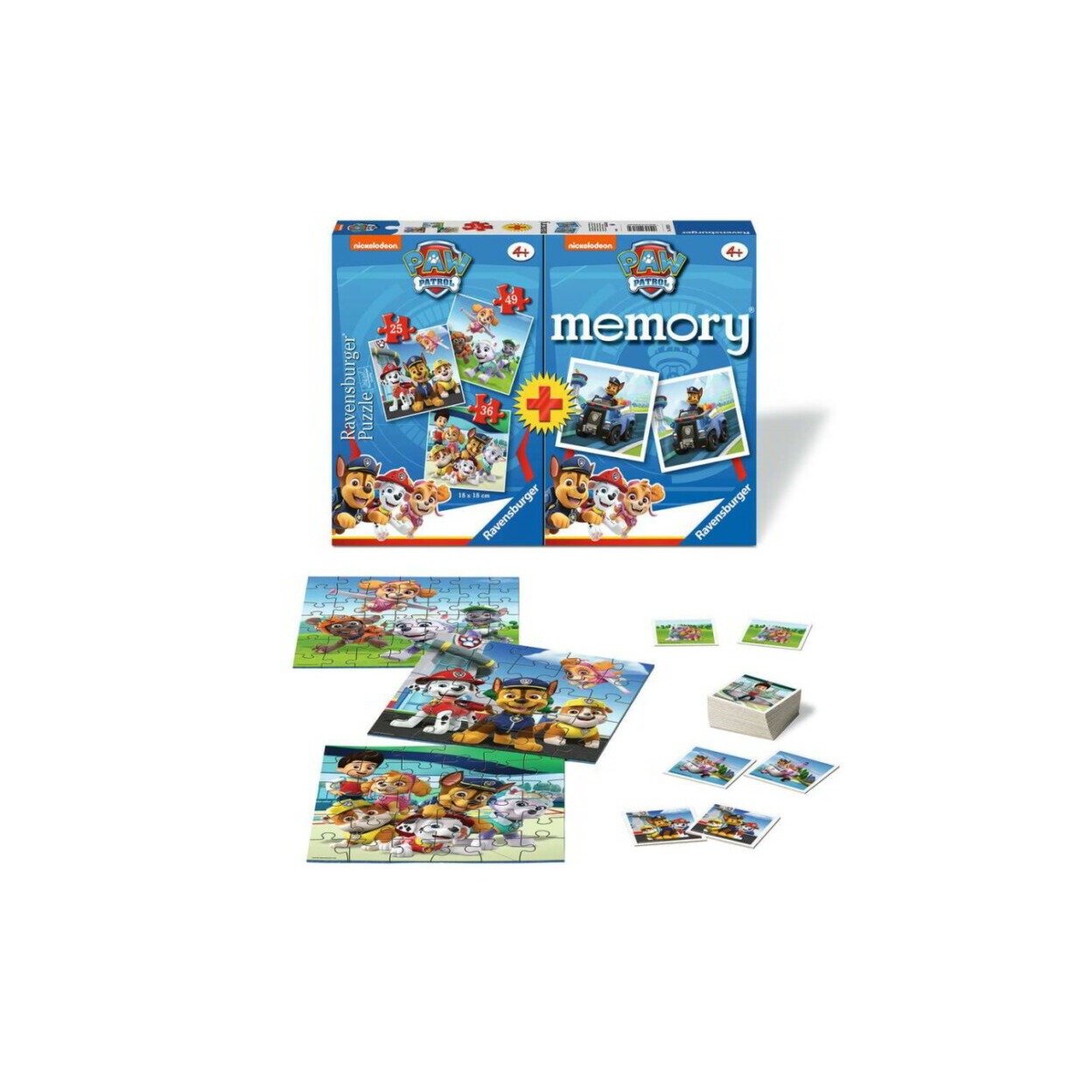 Ravensburger Mancs őrjárat 4 az 1-ben puzzle és memóriajáték (20823)