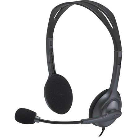 Logitech H111 Ακουστικά Καλωδιωμένος (Ενσύρματος) Head-band Γραφείο/Τηλεφωνικό κέντρο Γκρι