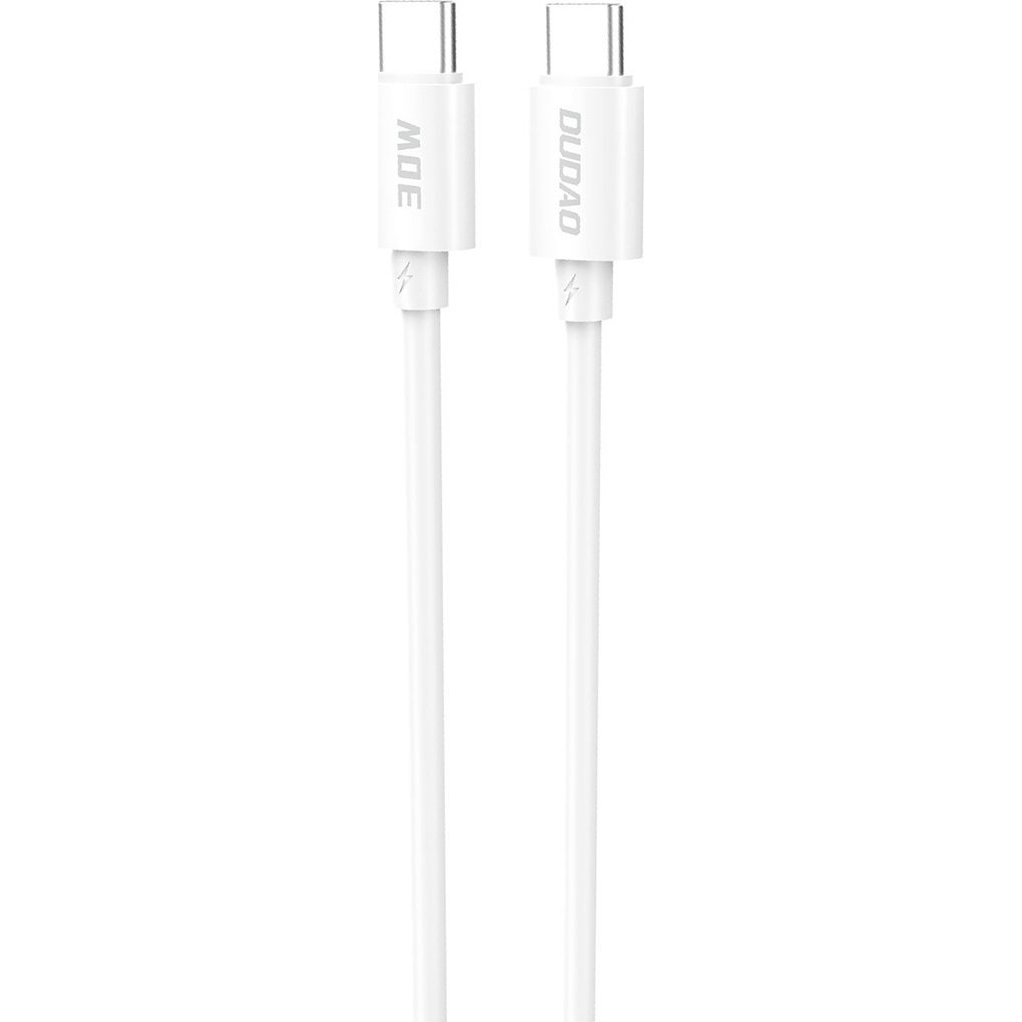 Dudao L4C Type-C-Type-C Kábel 30W 2 m-Fehér (6976625332045)