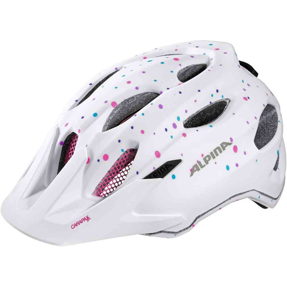 Alpina Carapax Jr. white-polka dots M  (4003692238320)