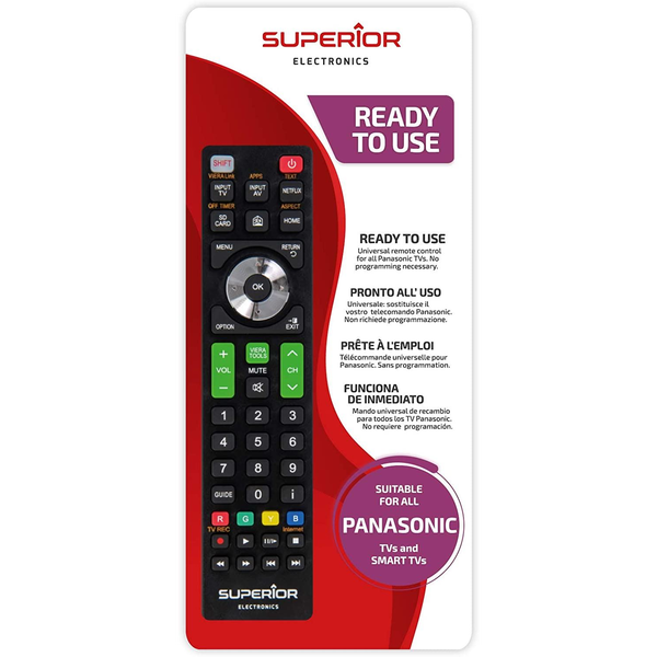 Дистанционно управление за Panasonic Ready-to-Use, TV/Smart TV