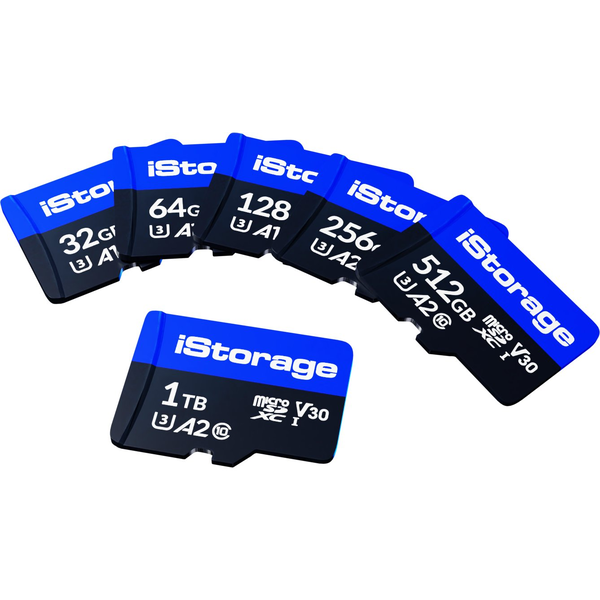 iStorage microSD card 256GB MicroSDXC UHS-III Klasse 10