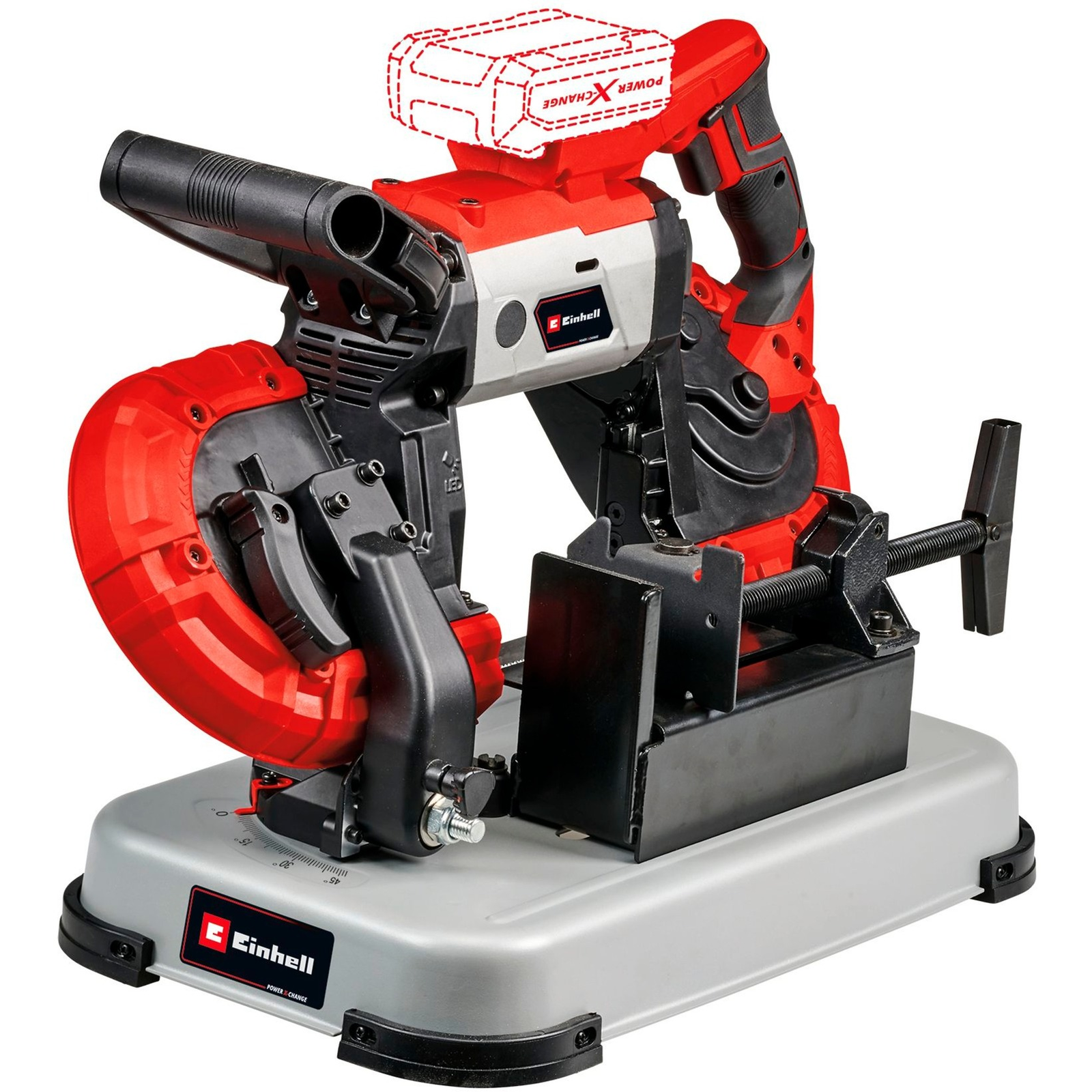 Einhell TE-MB 18/127 U Li-Solo 18V Akkumlátoros szalagfűrész (Akku és töltő nélkül) (4504215)