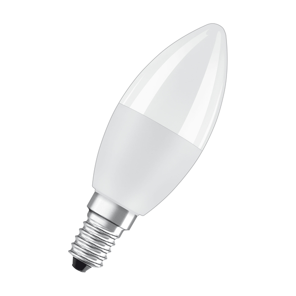 OSRAM Star+ RGBW Távirányítós LED gyertya izzó 5,5W 470lm 2700K E14 - Meleg fehér