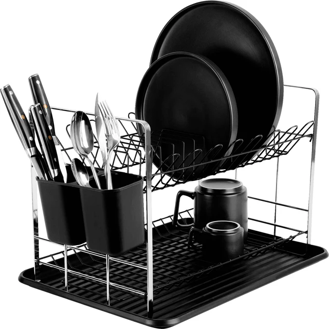 Berlinger Haus BH/8597N edényszárító 48 x 32 x 29 cm - Matt fekete (BH/8597N)