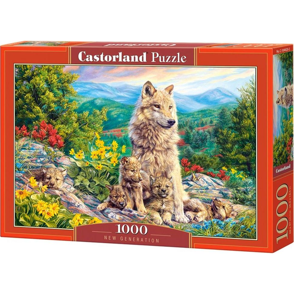 Castorland New Generation 1000 pcs Puslespil 1000 stk Dyr