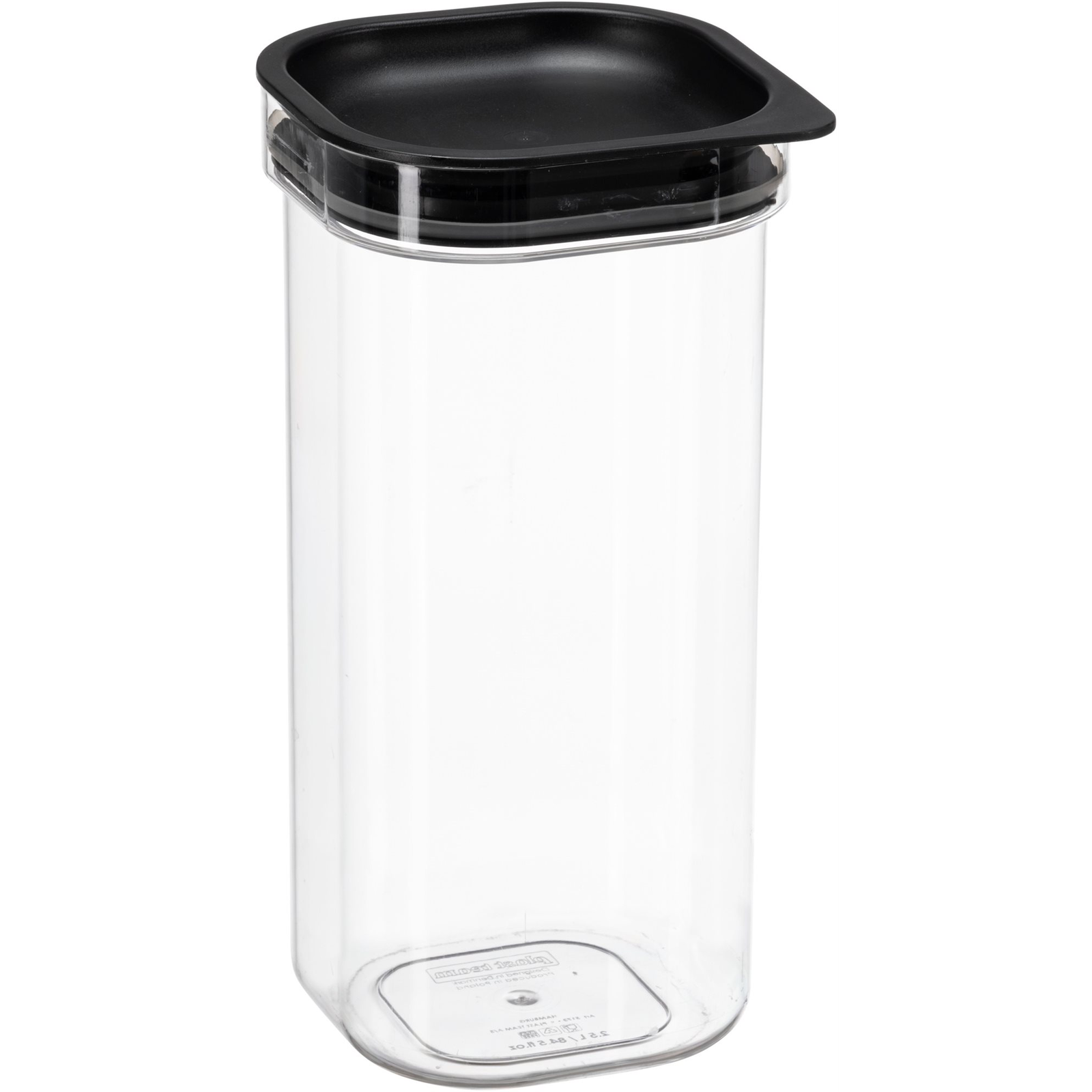 Plast Team Hamburg - 2,5l, 13,5 × 13,5 × 25,3cm, átlátszó (51720800)