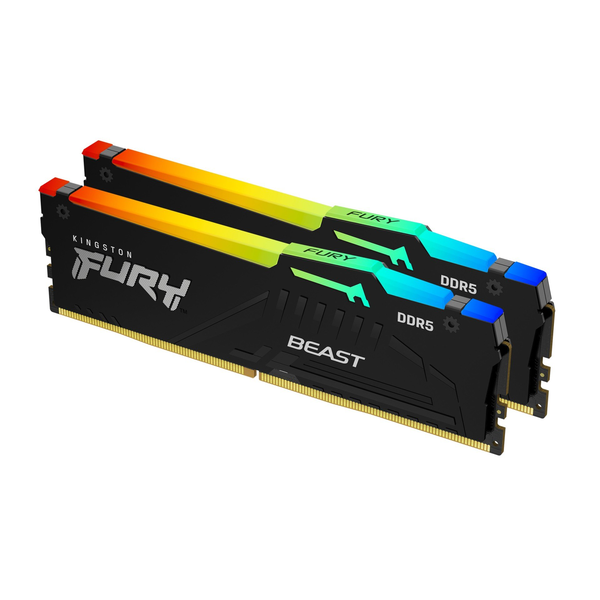 Kingston Technology FURY Beast RGB memoria 2 x 16 GB 6800 MT/s 288-pin DIMM Data Integrity Check (verifica integrità dati)