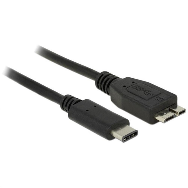 DeLock USB (USB 3.1, Gen 2) USB Type-C щепсел > USB Micro-B тип щепсел 1m Черен